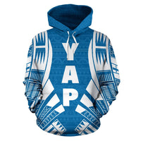 Yap All Over Hoodie Tattoo Style - Polynesian Pride