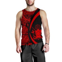 Cook Islands Polynesian Men'S Tank Top 05 Red - Polynesian Pride