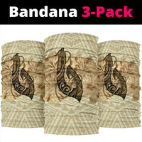 Hawaii Polynesian Hibiscus Fish Hook Bandana 1psc - Polynesian Pride