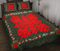 Hawaii Pattern Royal Quilt Bed Set - Nice Style - Polynesian Pride
