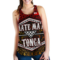 Mate Ma'a Tonga Women's Racerback Tank - Polynesian Pride