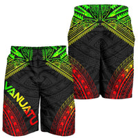 Vanuatu Men's Shorts - Polynesian Chief Reggae Version - Polynesian Pride