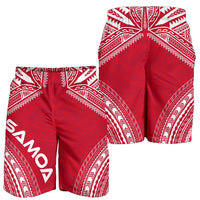 Samoa Men's Shorts - Polynesian Chief Flag Version - Polynesian Pride