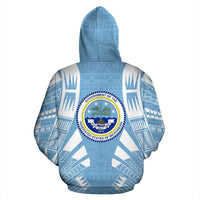 Seal of The Federated States of Micronesia All Over Zip up Hoodie - Polynesian Pride