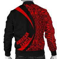 American Samoa Men's Bomber Jacket - Circle Style 05 - Polynesian Pride