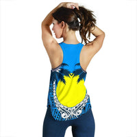 Palau Coconut Women's Racerback Tank A02 - Polynesian Pride