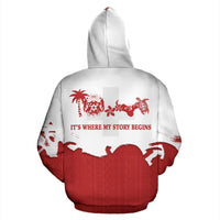 Tonga Hoodie Tonga Its Where My Story Begins - Polynesian Pride