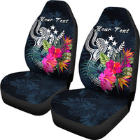Kosrae Micronesia Custom Personalised Car Seat Covers - Tropical Flower - Polynesian Pride
