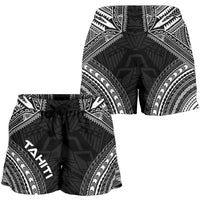 Tahiti Women's Shorts - Polynesian Chief Black Version - Polynesian Pride