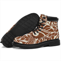 Polynesian 36 Season Boots - Polynesian Pattern - Polynesian Pride