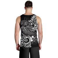 Guam Polynesian Men's Tank Top - White Shark Polynesian Tattoo - Polynesian Pride