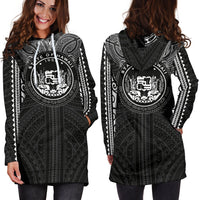 Hawaii Women's Hoodie Dress - Triangle Polynesian Pattern - Polynesian Pride