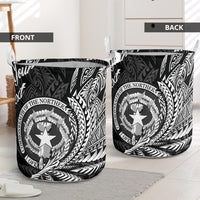 Northern Mariana Islands Laundry Basket - Custom Personalised Wings Style - Polynesian Pride