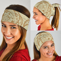 Hawaii Map Polynesian Turtle Bandana 3 - Pack - AH - Beige - Polynesian Pride