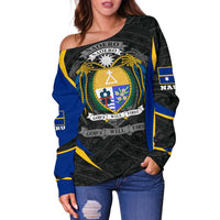 Nauru Polynesian Off Shoulder Sweater (Women) - Nauru Spirit (Original) - Polynesian Pride