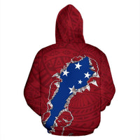 Samoa Hoodie Samoa Flag Coat of Arms Polynesian Tattoo - Polynesian Pride