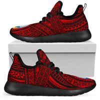 Guam Polynesian Tattoo Mesh Knit Sneakers - Polynesian Pride
