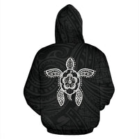 Hawaii Turtle Hoodie Warrior Style - Polynesian Pride