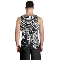 Chuuk Polynesian Men's Tank Top - White Turtle - Polynesian Pride