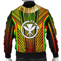 Hawaii Polynesian Custom Personalised Men's Bomber Jacket - Tribal Ornamental - Polynesian Pride