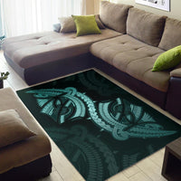 Polynesian Area Rug Turquoise - Polynesian Pride