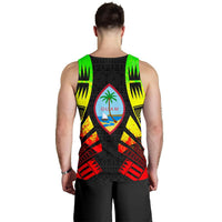 Guam Men Tank Top - Polynesian Tattoo Reggae - Polynesian Pride