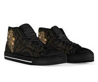 Polynesian High Top Shoes - Gold Pineapple - Polynesian Pride