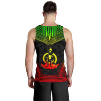 Vanuatu Men's Tank Top - Polynesian Chief Reggae Version - Polynesian Pride