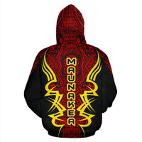 Hawaiian Mauna Kea Polynesian Hoodie Armor Style - Polynesian Pride