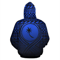 Chuuk All Over Hoodie Lift up Blue - Polynesian Pride
