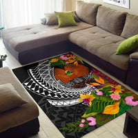 Papua New Guinea Area Rug - Seal Spiral Polynesian Patterns - Polynesian Pride