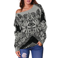 Polynesian Women's Off Shoulder Sweater 27 - Polynesian Pride