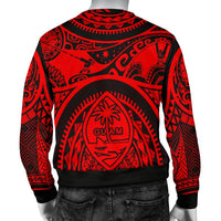 Polynesian Men's Sweaters - Guam Flag, Seal with Maui Moana Tattoo - Polynesian Pride