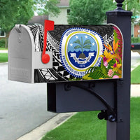 Federated States of Micronesia Mailbox Cover - Custom Personalised Tropical Flowers Style - Polynesian Pride