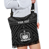 Samoa Personalised Crossbody Boho Handbag - Samoa Seal In Polynesian Tattoo Style - Polynesian Pride