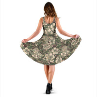 Hawaii Palm Midi Dress - Polynesian Pride