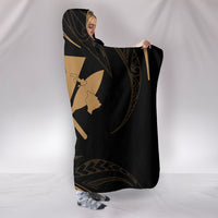 Kanaka Hooded Blanket - Gold - Frida Style - Polynesian Pride