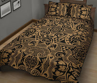 Hawaii Quilt Bed Set Polynesia Kakau Turtle AH - Polynesian Pride