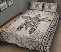 Hawaii Turtle Pattern Quilt Bed Set - Polynesian Pride