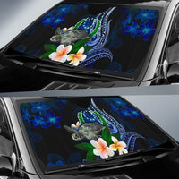 Pohnpei Micronesia Sun Shades - Turtle With Plumeria Flowers - Polynesian Pride