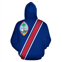 Guam Hoodie Guam Flag With Sport Style - Polynesian Pride