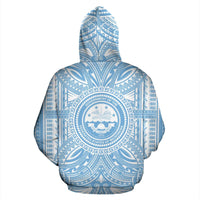 Federated States of Micronesia ll Over Hoodie Federated States of Micronesia Coat of rms Polynesian Flag Color - Polynesian Pride