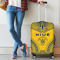 Niue Flag Polynesian Chief Luggage Cover - Polynesian Pride