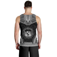 Hawaii Men's Tank Top - Polynesian Chief Black Version - Polynesian Pride