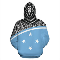 Federated States of Micronesia All Over Zip up Hoodie - Polynesian Pride
