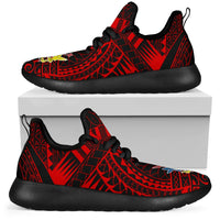 Cook Islands Polynesian Tattoo Mesh Knit Sneakers - Polynesian Pride
