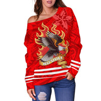 American Samoa Shoulder Sweater - Nu'uuli Manulele Tausala - Polynesian Pride