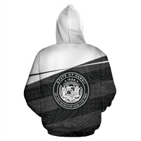 Hawaii Turtle Polynesian Zip up Hoodie Vivian Style - Polynesian Pride