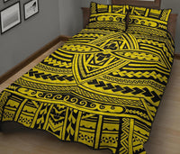 Hawaii Quilt Bed Set Polynesia Seamless AH - Polynesian Pride