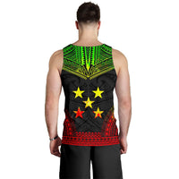 Gambier Islands Men's Tank Top - Polynesian Chief Reggae Version - Polynesian Pride